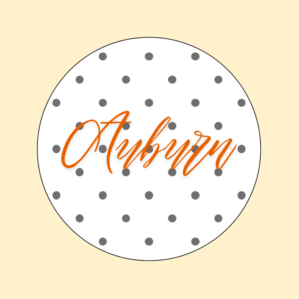 Auburn Polka Dots