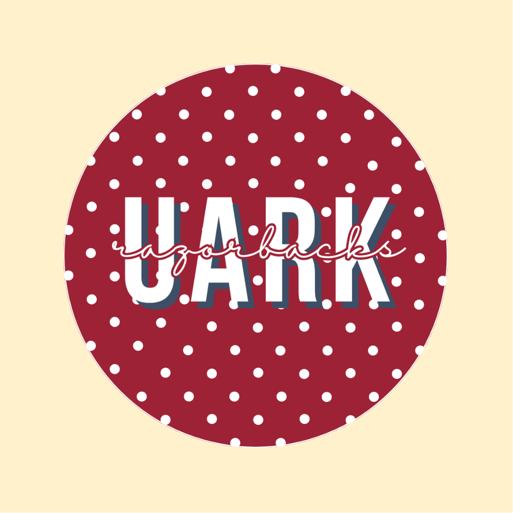 UArk Razorbacks with Pearls