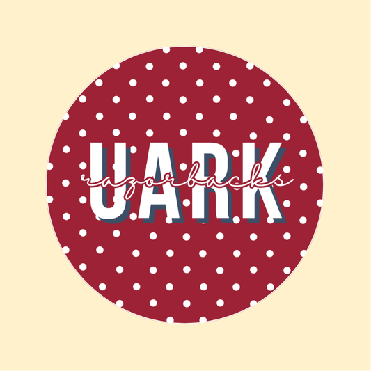 UArk Razorbacks with Pearls